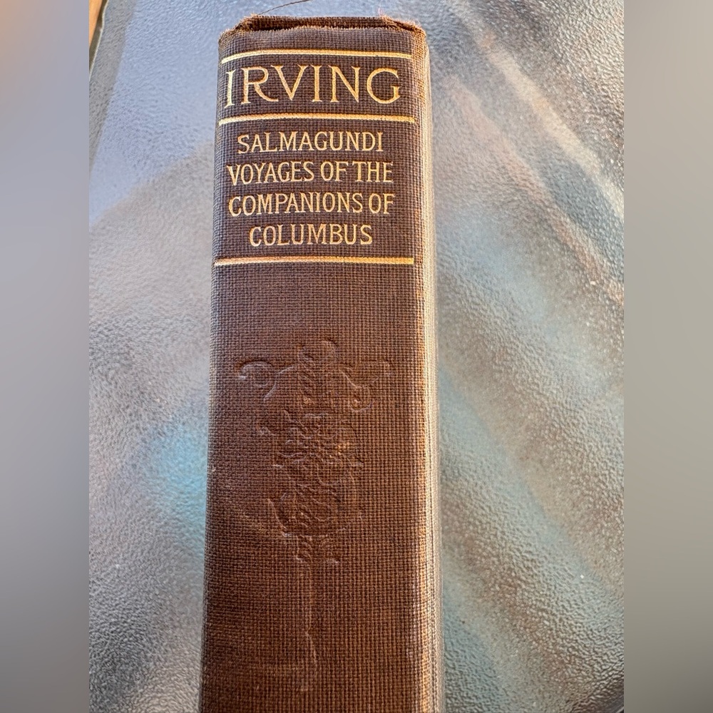 Book. Voyages of the companions of Columbus. Irving, Washington